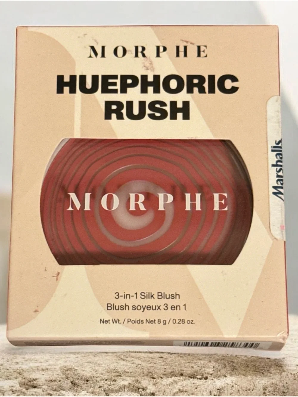 Morphe Huephoric Rush 3-in-1 Silk Blush - Coral Swirl